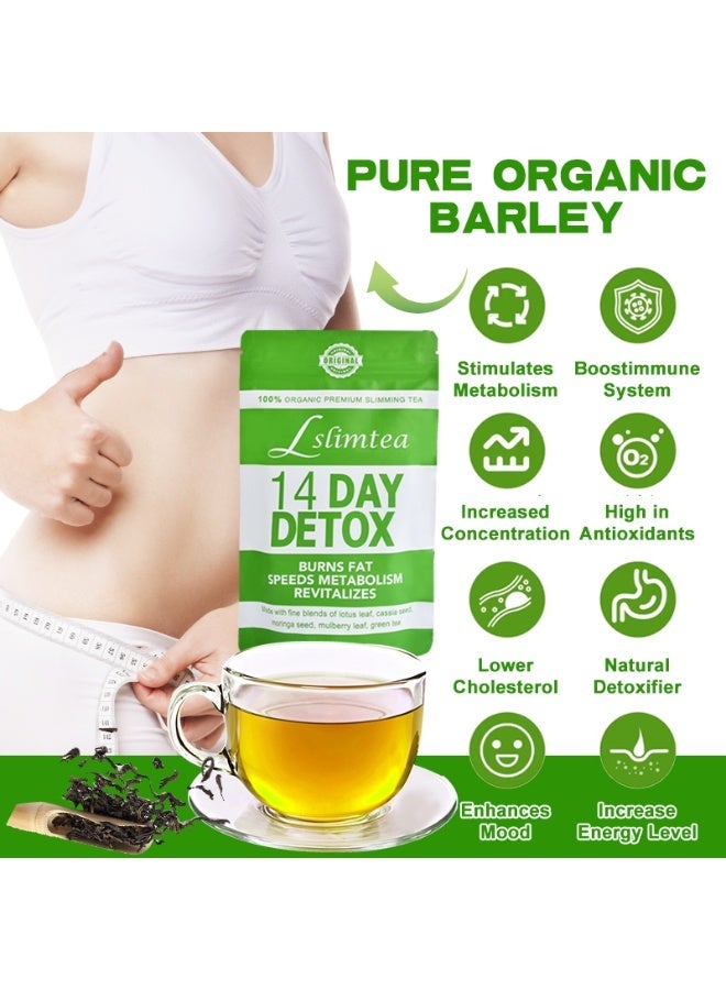 Wins Town 14 Day Detox Tea – Organic Herbal Slimming Tea for Digestion & Metabolism Support, Daily Detox & Natural Energy, 14 Tea Bags - Image 5